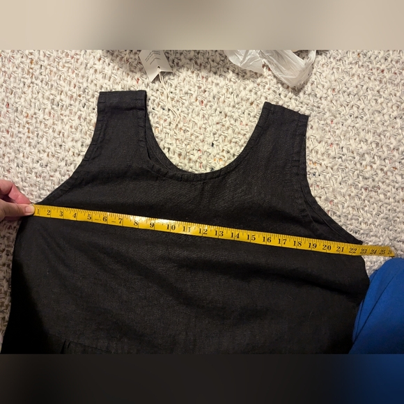 Conscious Clothing Linen Backyard Jumpsuit in Black size XL - Picture 4 of 9